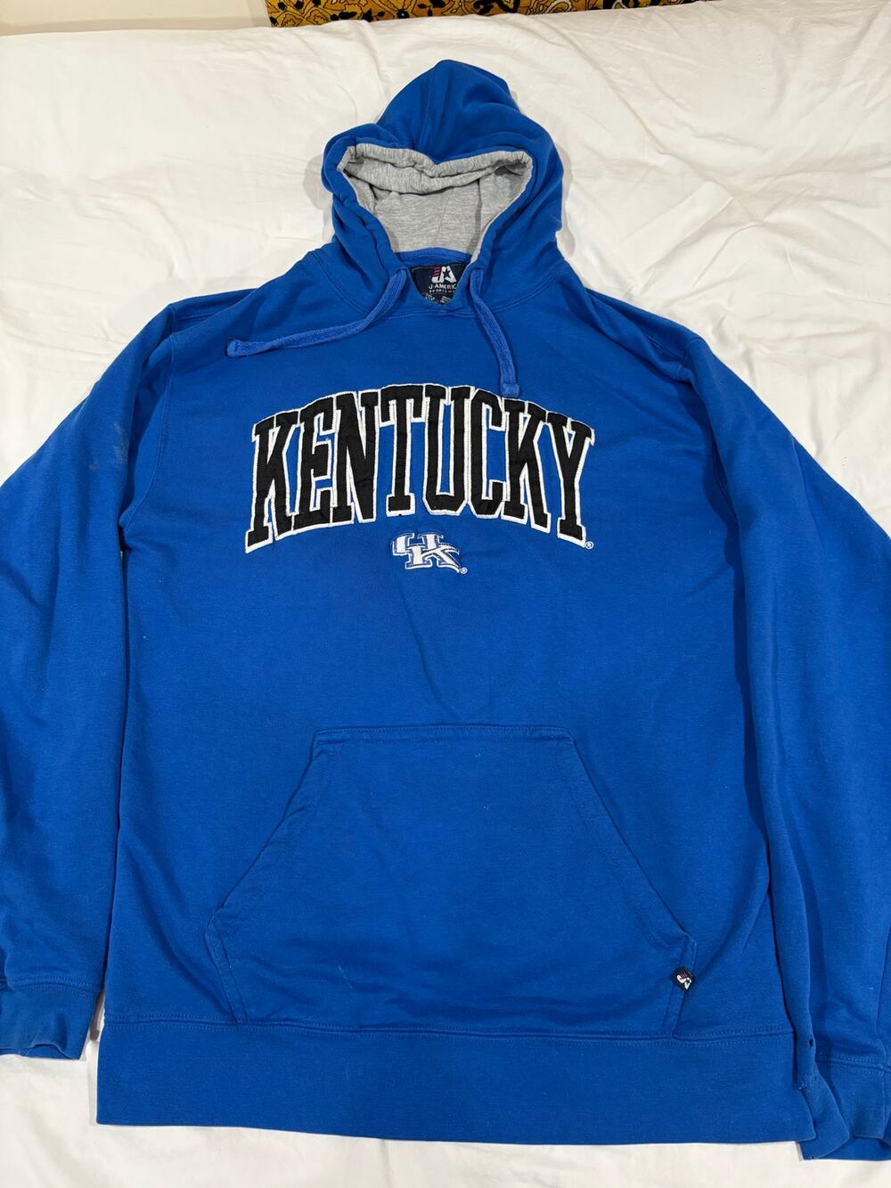 University of Kentucky Wildcats Blue Pullover Hoodie Size Large